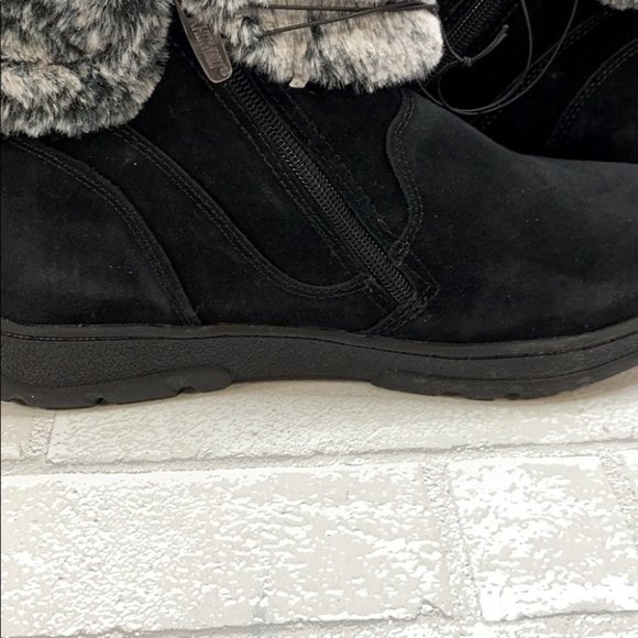 Khombu Jessica All Weather Boots Suede Leather 10 - Picture 6 of 12